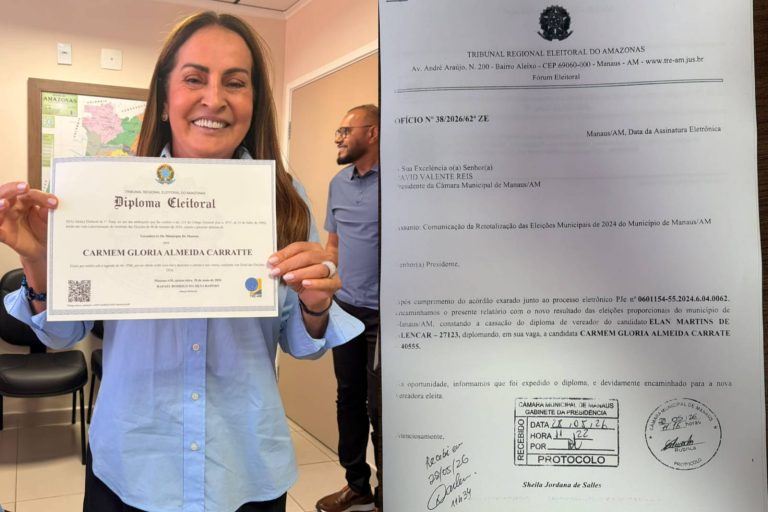 Glória Carratte retorna após recontagem eleitoral