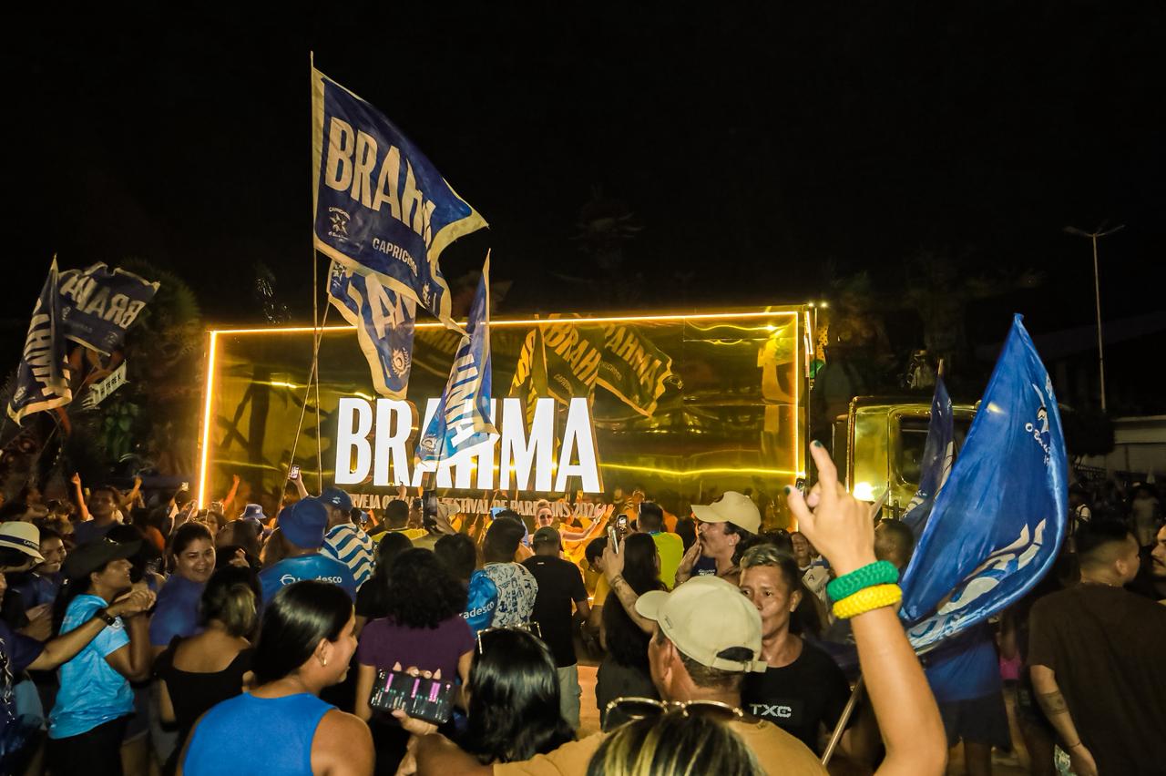 Caprichoso celebra título com ação especial da Brahma