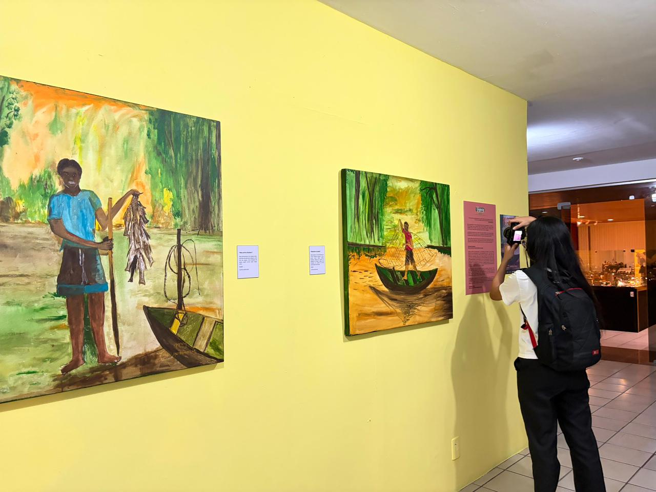 Arte indígena contemporânea ganha espaço na Galeria do Largo