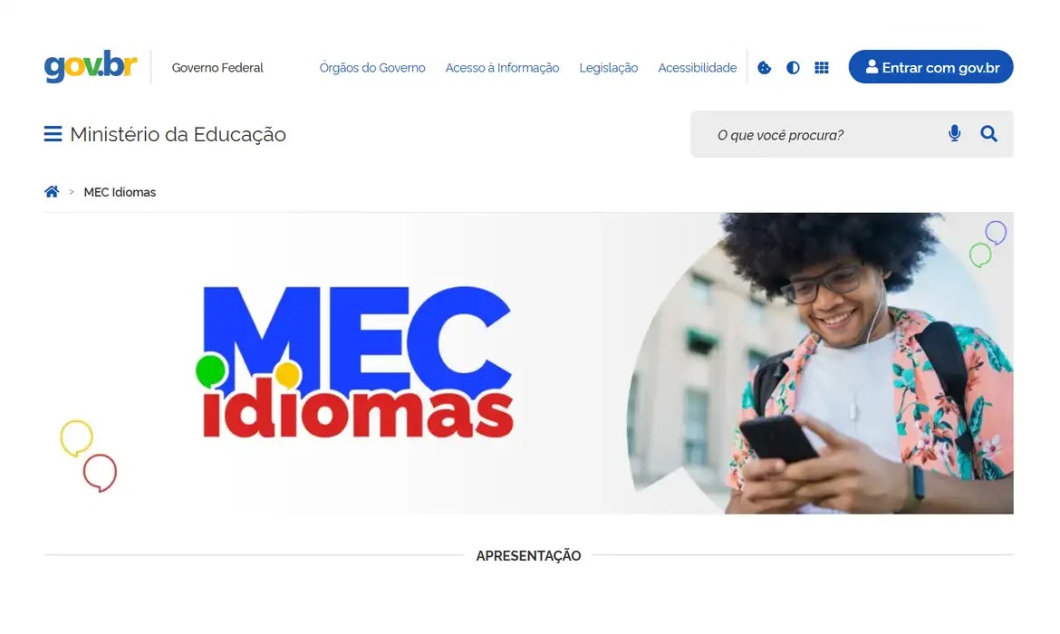 MEC amplia acesso ao ensino de idiomas com plataforma digital