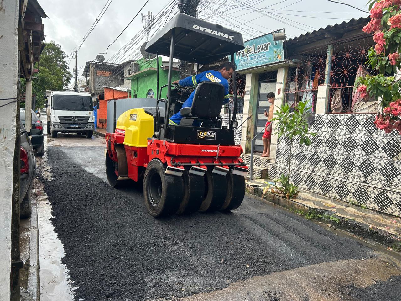 Pavimento é recuperado