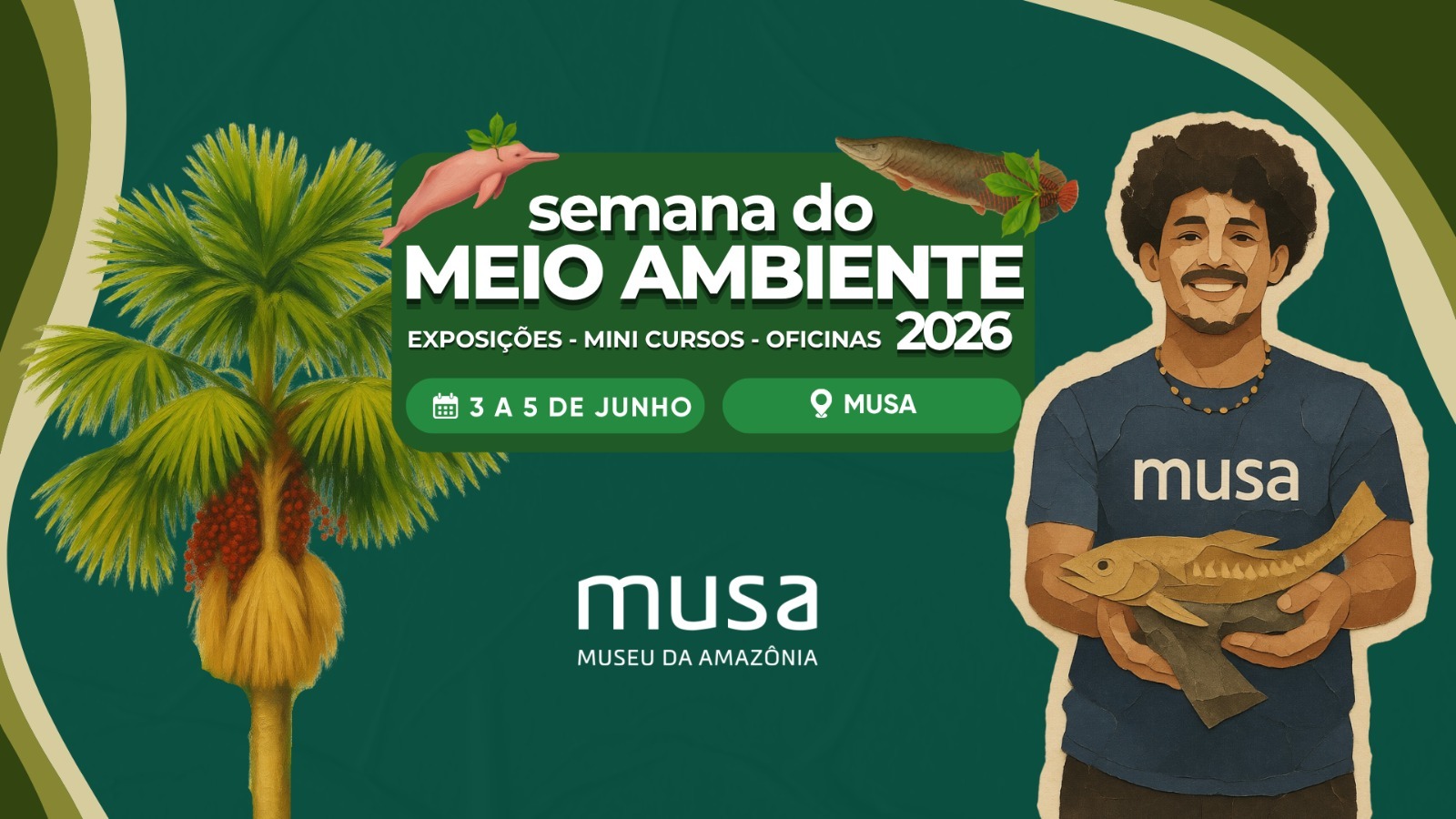 Oficina explora arte com pigmentos naturais da Amazônia