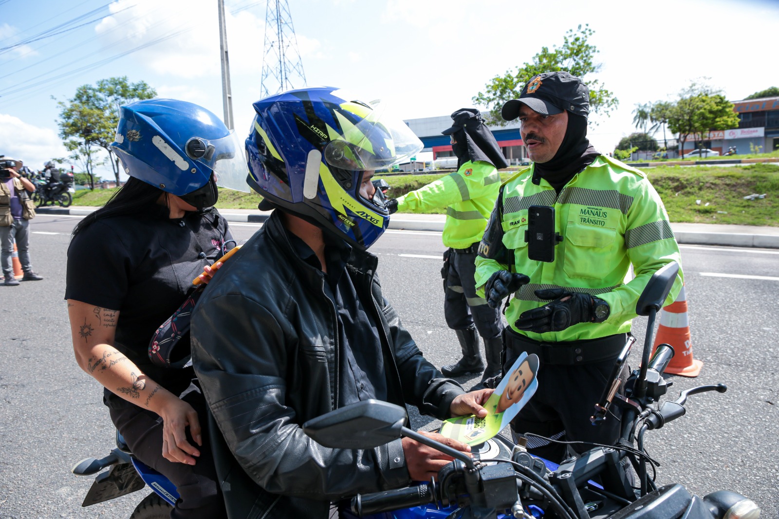 Faixas de pedestres em Manaus