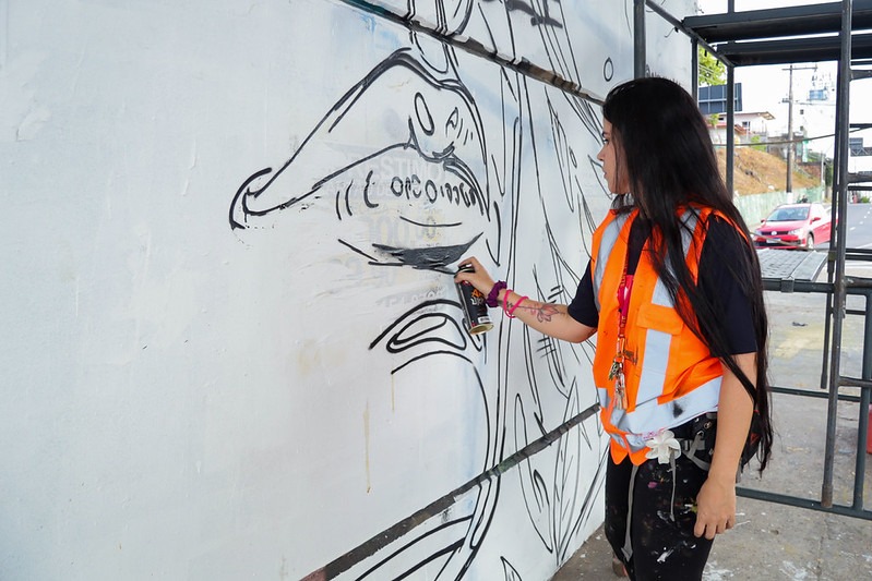 Projeto Manaus em Cores leva arte aos viadutos