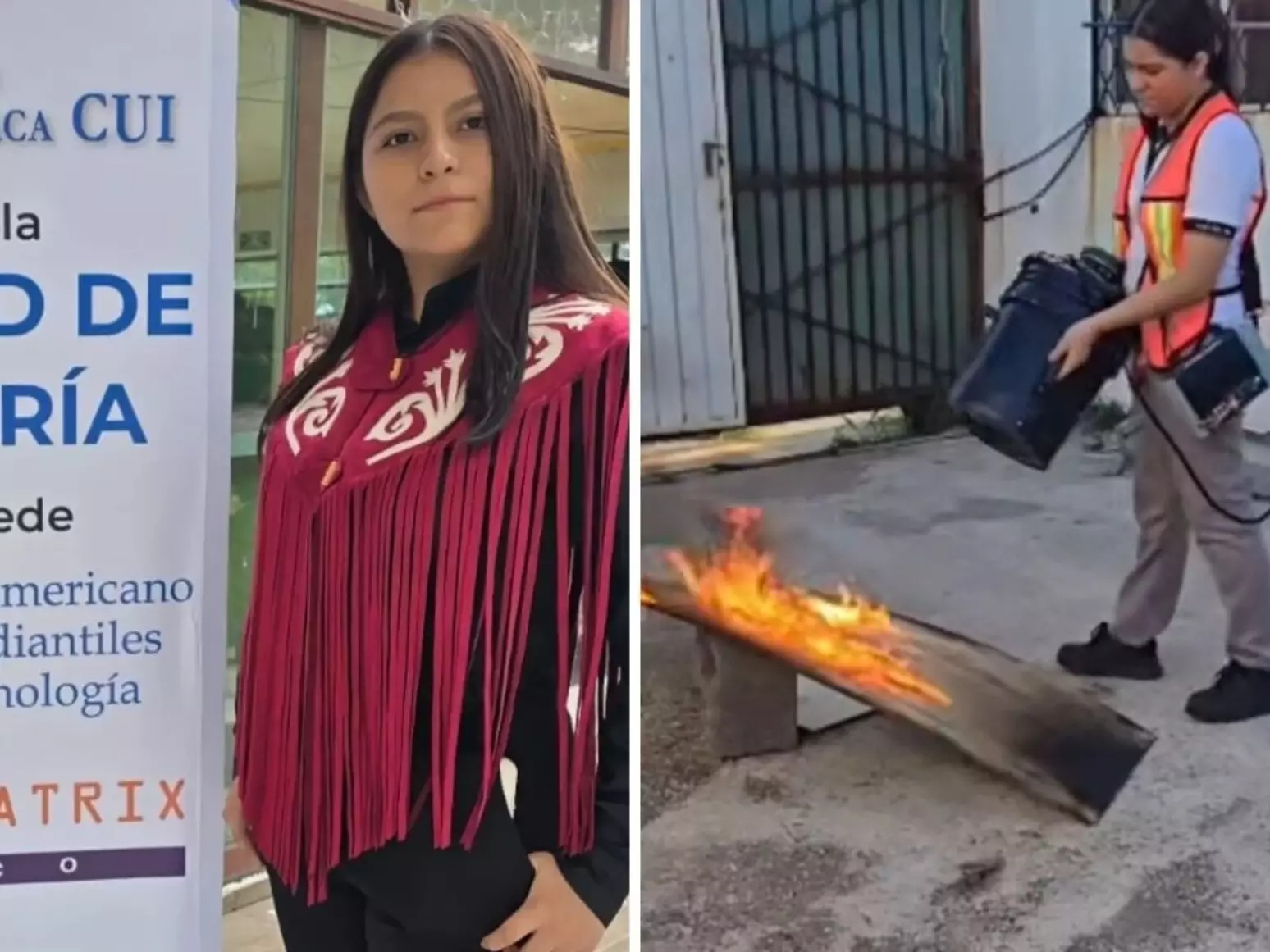 Jovem mexicana cria tecnologia para apagar fogo com ondas sonoras