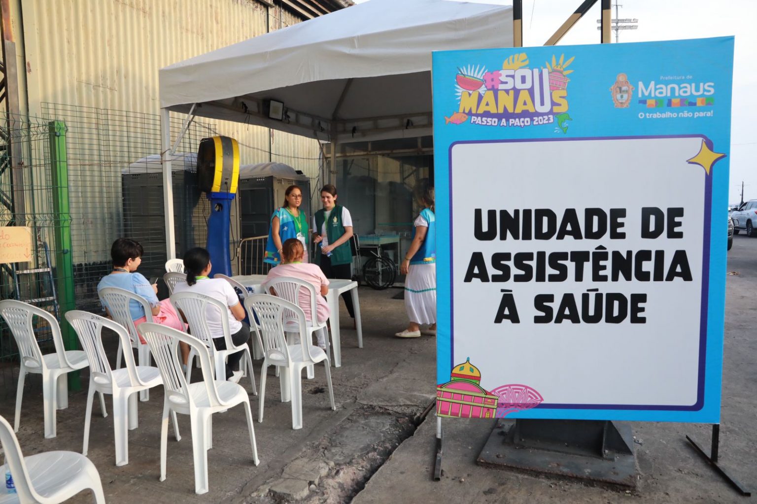 #SouManaus terá três postos médicos e ambulâncias do Samu